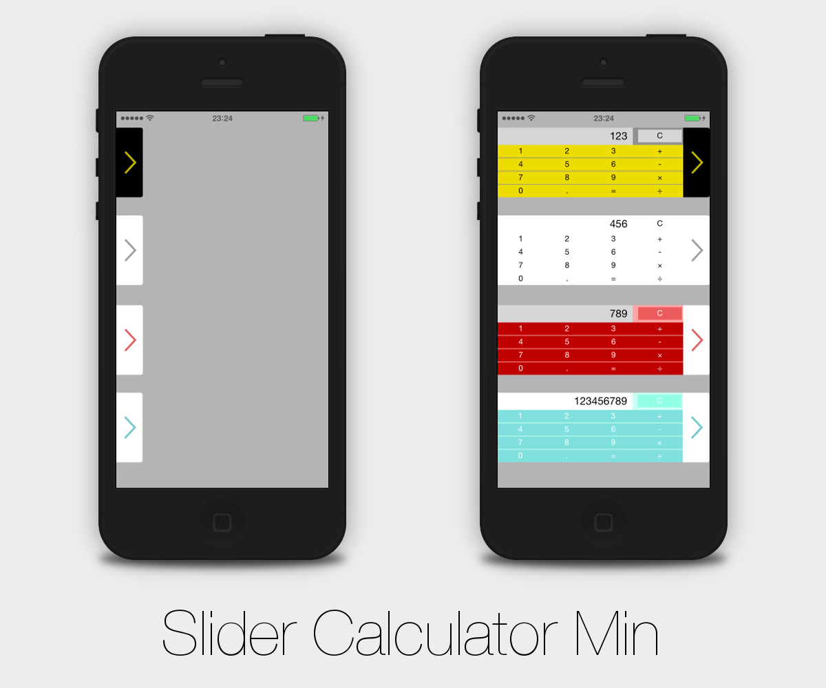 Slide Calculator Min - iWidgets