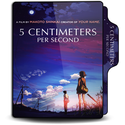 What Is 5cm Per Second About 5 Centimeters per Second Folder Icon by shanks157 on DeviantArt