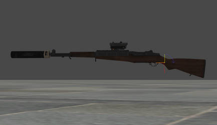 COD AW - M1 Garand + Attachment For Xnalara by Elly-Klamsky