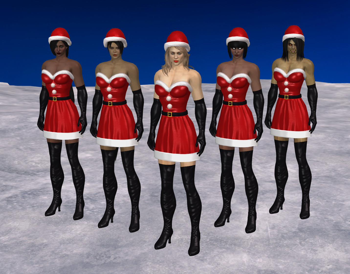 Mortal Kombat Girls Xmas Pack (DL)