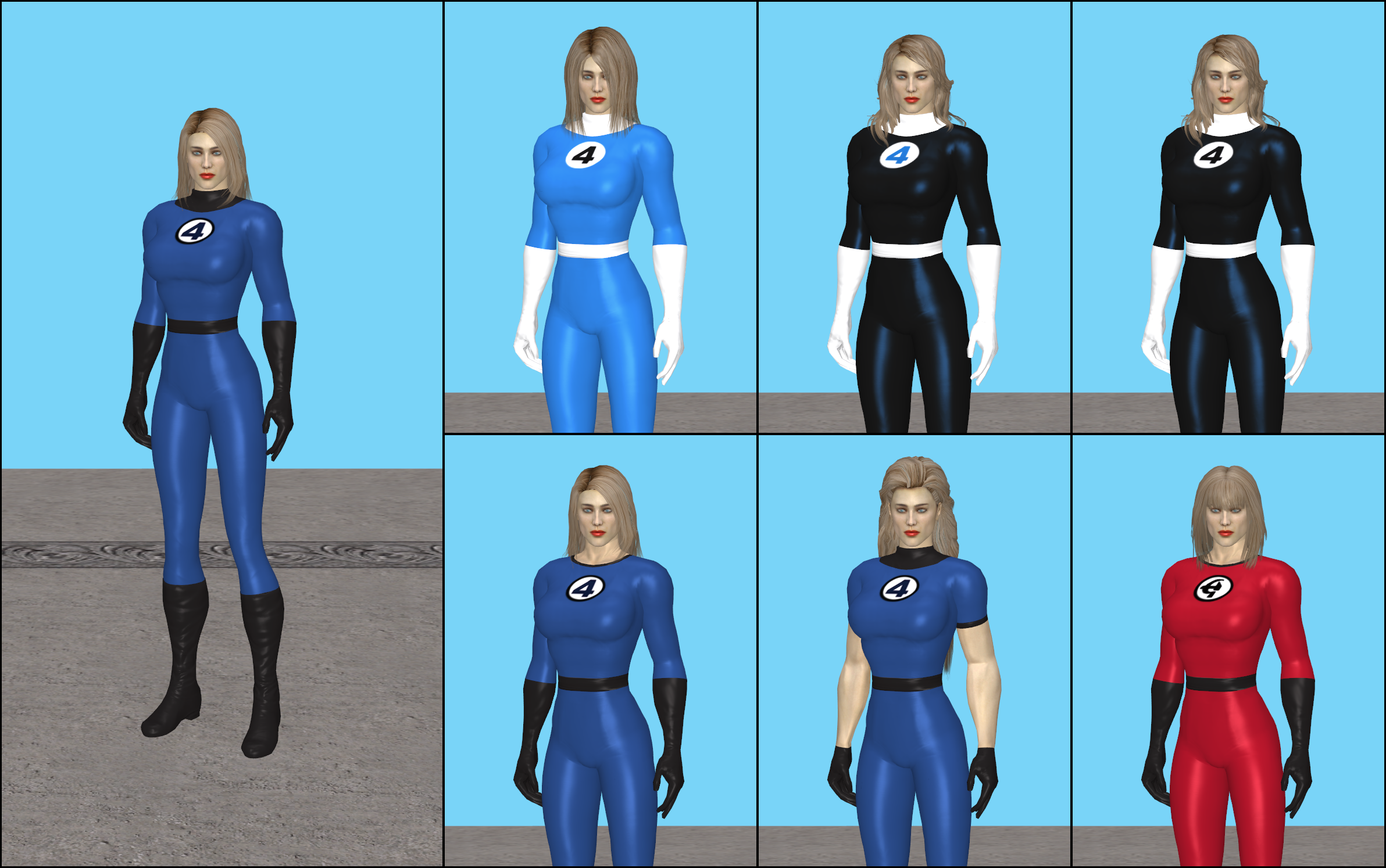 Sonya as Invisible Woman Classic (DL)