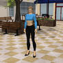 Sonya blue top (DL)