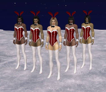 Mortal Kombat girls xmas bunny pack (DL)