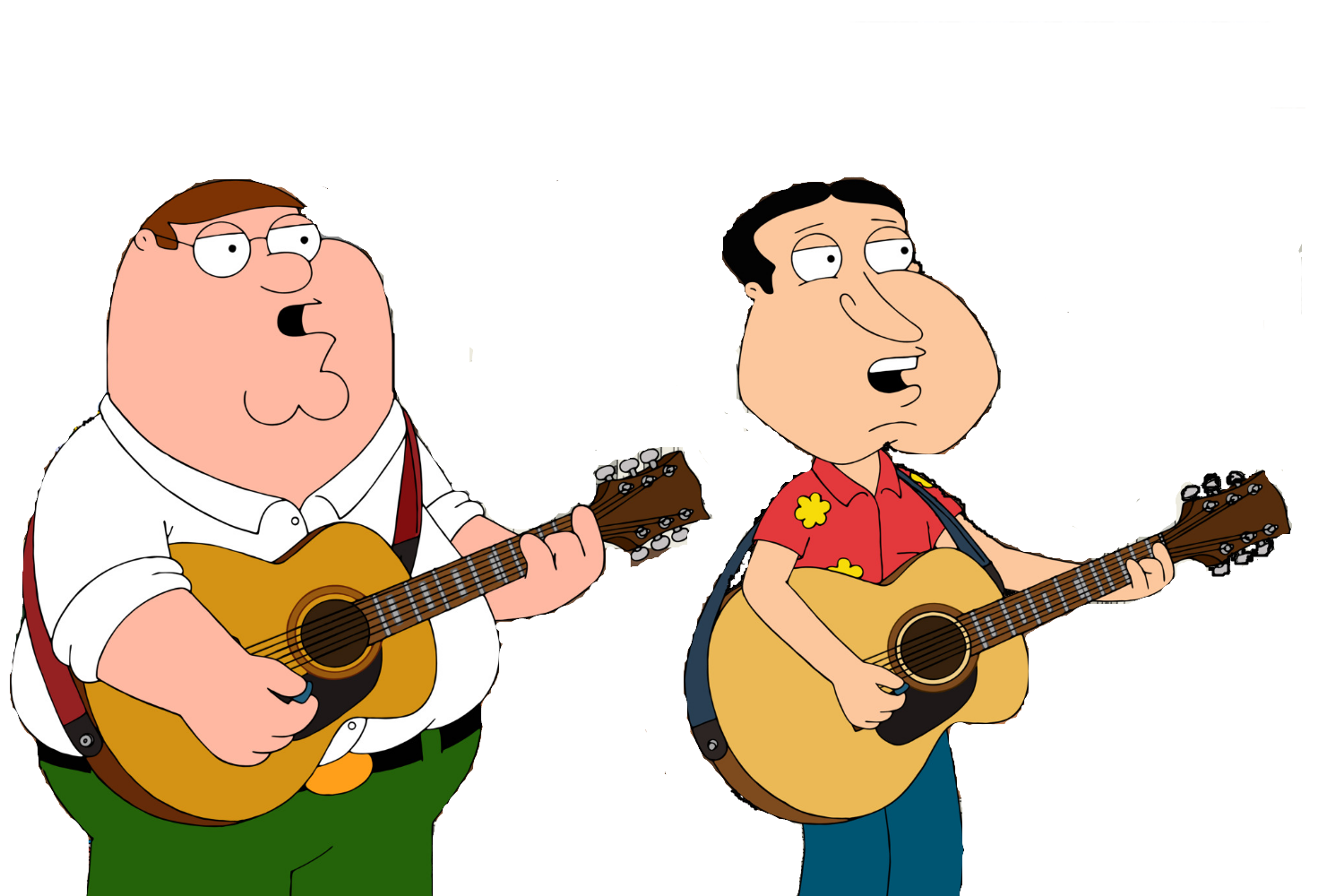 Peter and Quagmire on guitars by ThunderFists1988 on DeviantArt