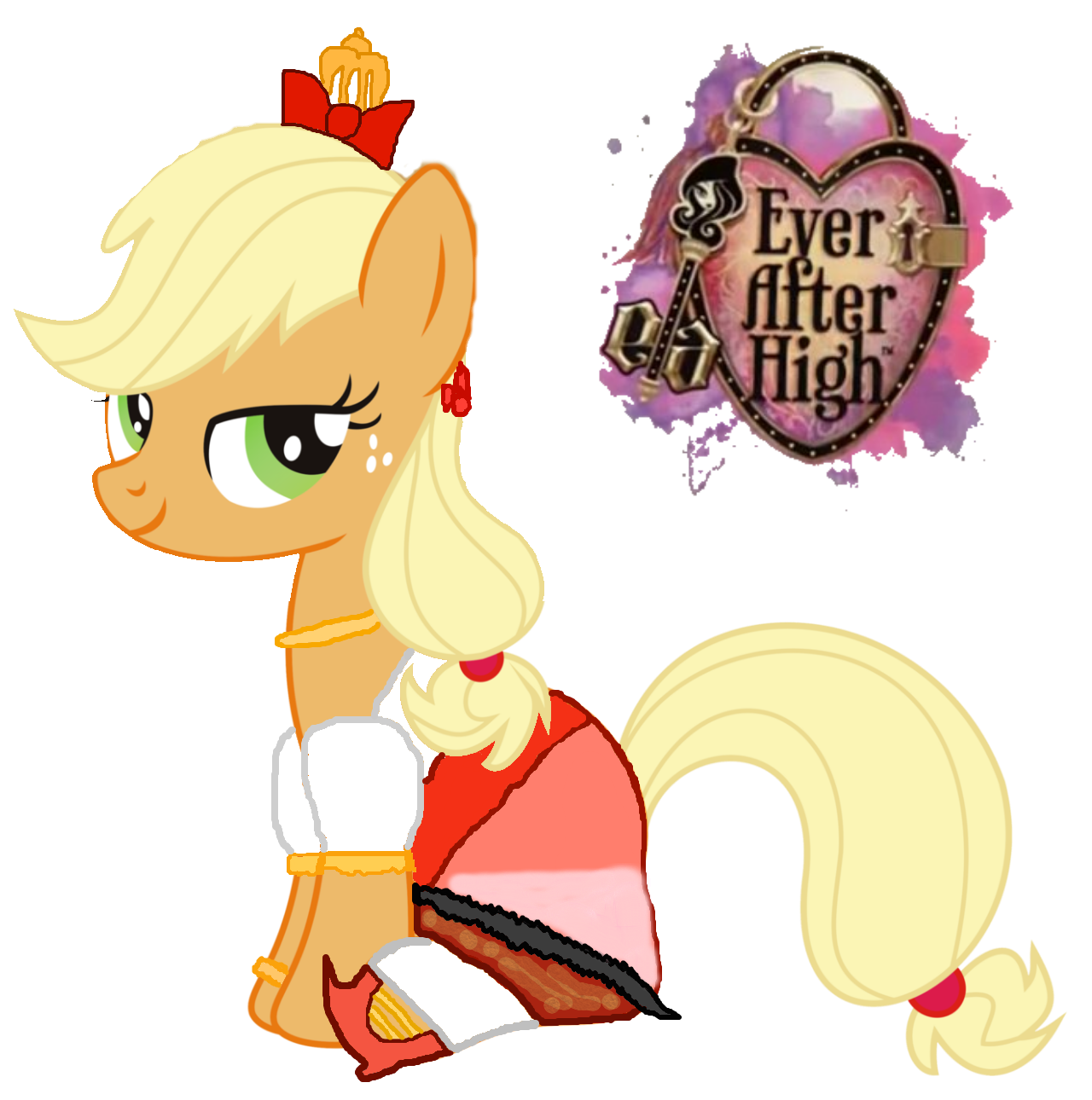 Applejack as Apple White