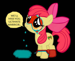 Applebloom mourns Ultimate Warrior's death