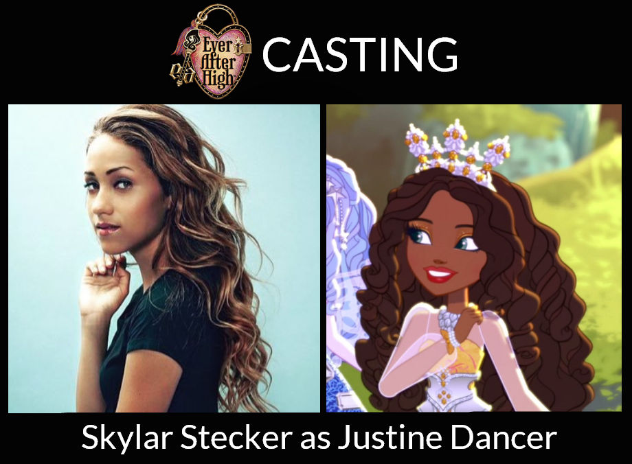 Skylar Stecker as Justine Dancer EAH Live Action by