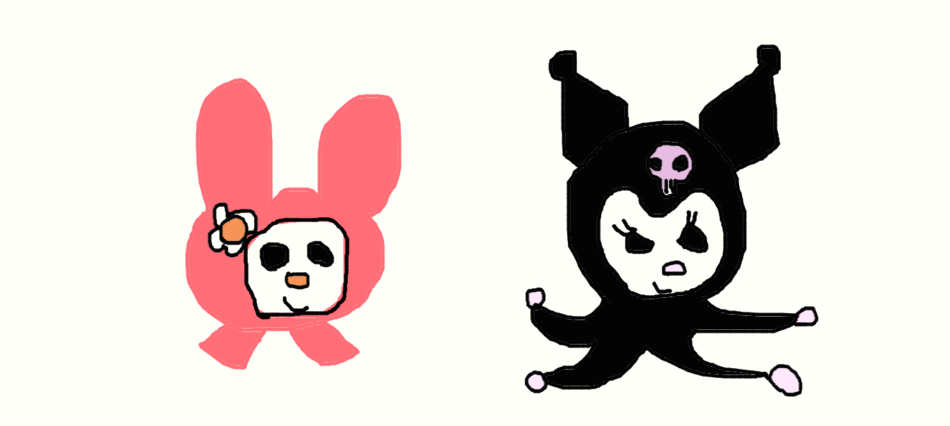 My Melody and Kuromi by springlover432 on DeviantArt