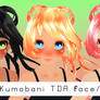 MMD Kumobani TDA face skin textures