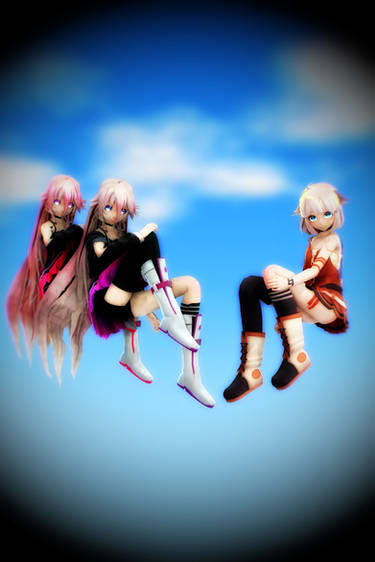 [MMD - Anniversary] IA and ONE's B-Day +poses dl