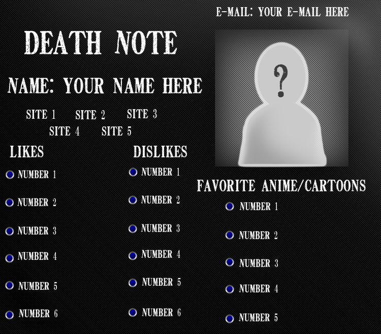 12 Death Note Logo Decal ID's • Roblox 
