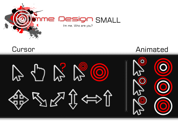 Imme Design cursor black small