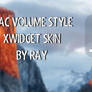 Mac Volume Style XWidget Skin