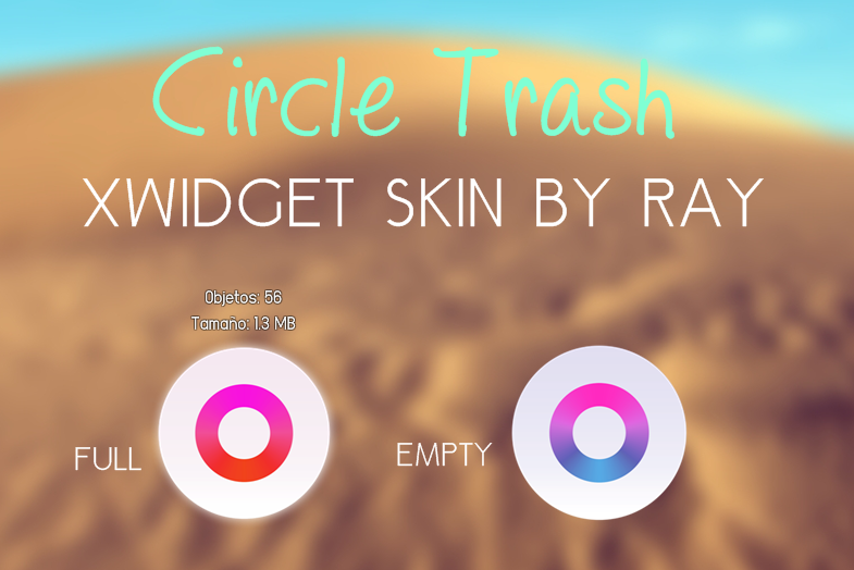 Circle Trash XWidget Skin by Ray