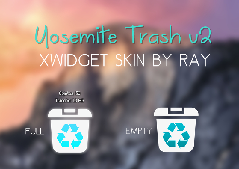 Yosemite Trash V2 XWidget Skin by Ray