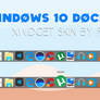 Windows 10  Dock Style WXidget Skin by Ray