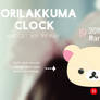 Korilakkuma Clock XWidget Skin by Ray