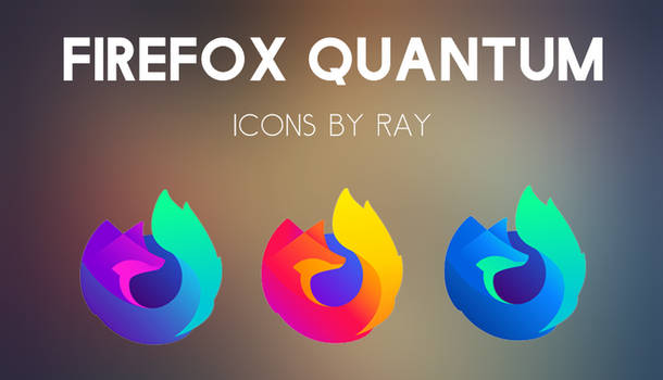 Firefox Quantum Flat Icons