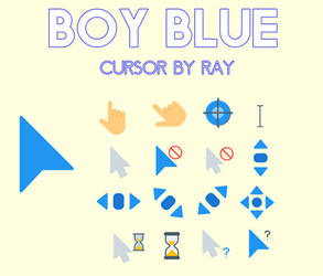 Boy Blue Cursors by Ray