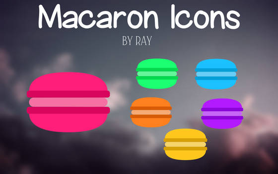 Macaron Icons by Ray