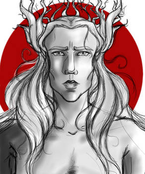 Elven King Doodle WIP