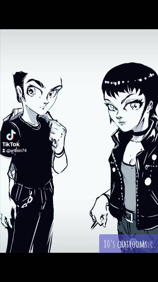 80s chatrooms...the process.. by ArtiSin74 on DeviantArt