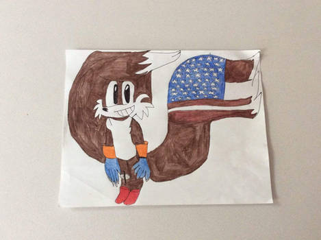 July 4th, 2018 Drawn Tails salute