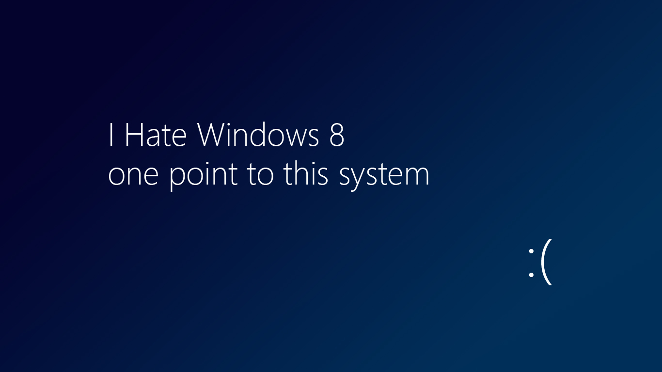 kurve Junior Beskatning I Hate Windows 8 by WilliamUI on DeviantArt