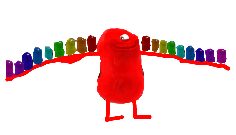 Experiment 2665 - Rainbow B.O.B by TyMore2000 on DeviantArt