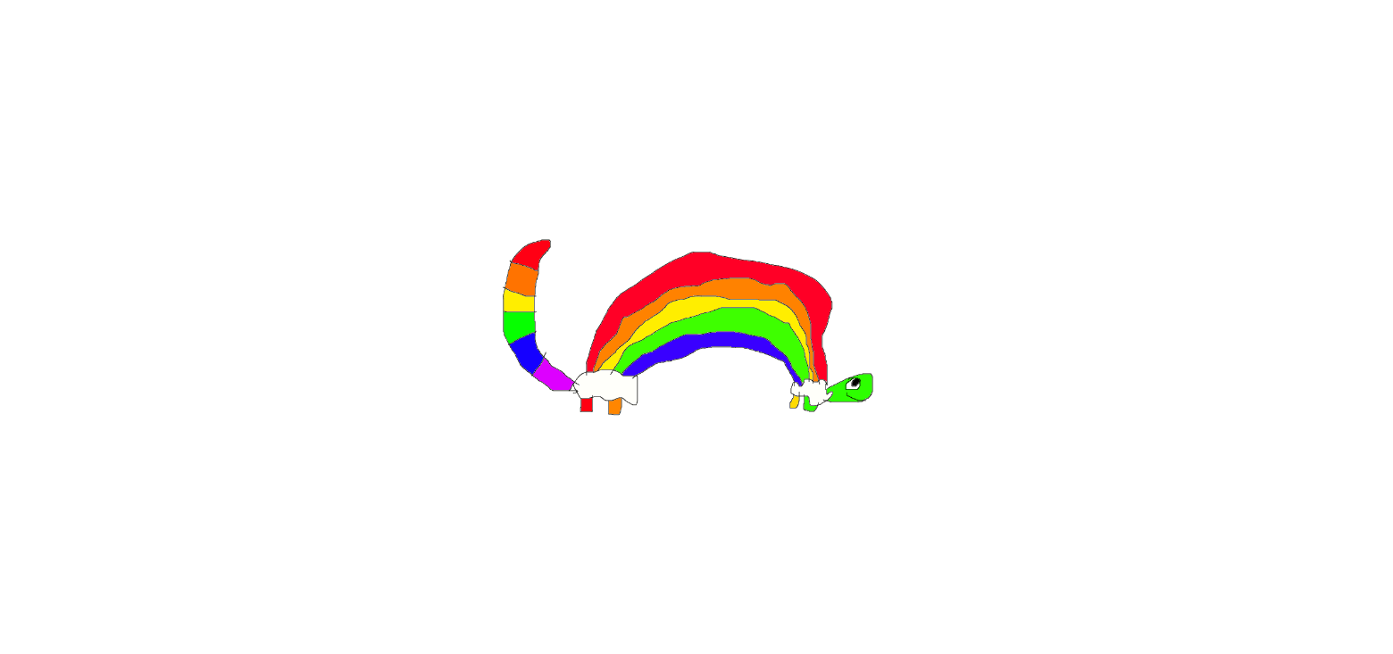 Experiment 2999 - Rainbow-turtle by TyMore2000 on DeviantArt