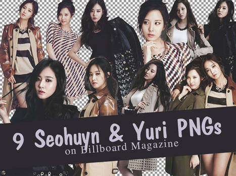 [PNG] 9 Yuri and SeoHuyn PNGs on Billboard