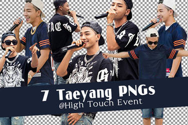 [PNG] 7 Taeyang PNGs @ High Touch Event