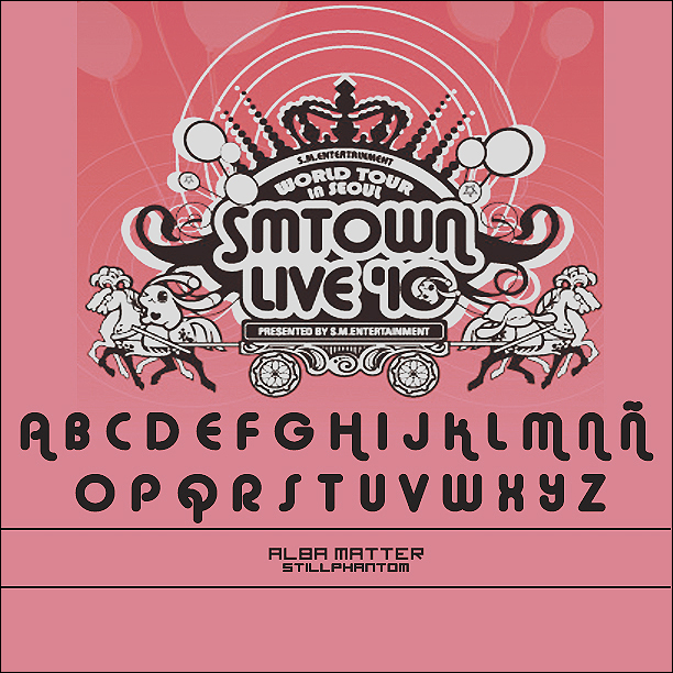 Sm town   Font