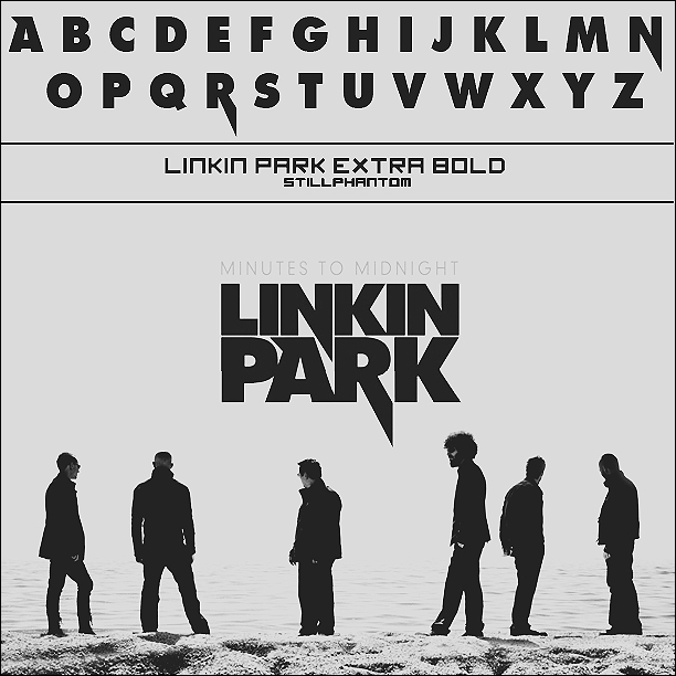 Linkin Park Minutes To Midnight Font By Stillphantom On Deviantart