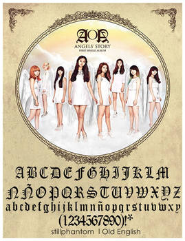 AOA Angels Story font