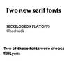 Serif fonts 1
