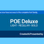 POE Deluxe Font Family