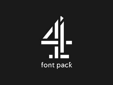 Channel 4 font pack