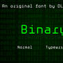 Binary (ORIGINAL FONT)