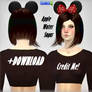 [MMD] Sims 4 Minnie Mouse Ears (+Download)