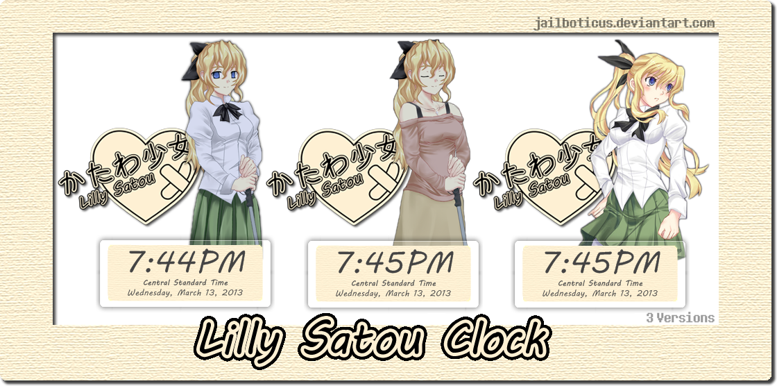 Lilly Satou Clock