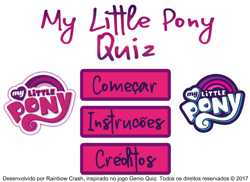 My Little Pony Quiz - Game Br by The-Rainbow-Crash on DeviantArt