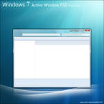 Windows 7 Window PSD