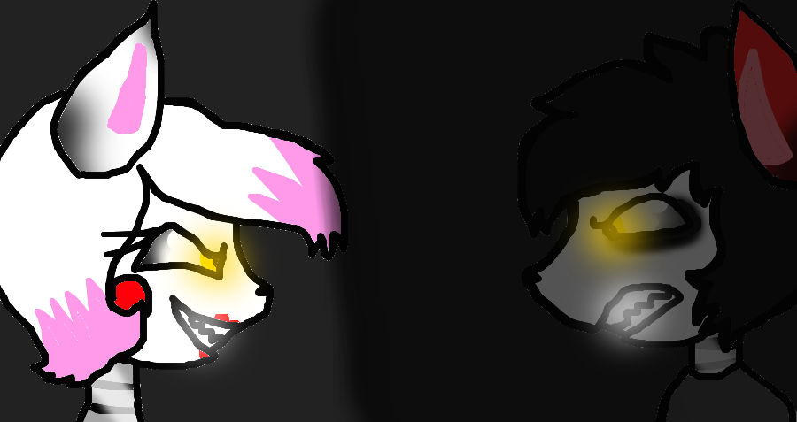 mangle and foxy by matrixgamerJI on DeviantArt