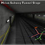 [MMD] M1 Subway tunnel stage Download (Ver. 1.1)