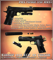 [MMD] Kimber 1911 ACP .45 (pmx Download)