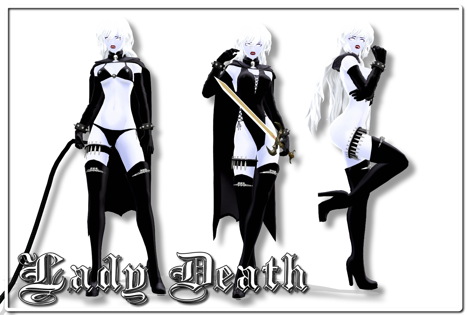 [MMD] Lady Death DL (100k views gift + video)