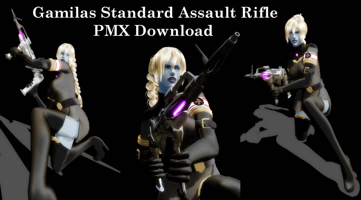 [MMD] Gamilas Standard Assault Rifle DL (beta) by Riveda1972 on DeviantArt