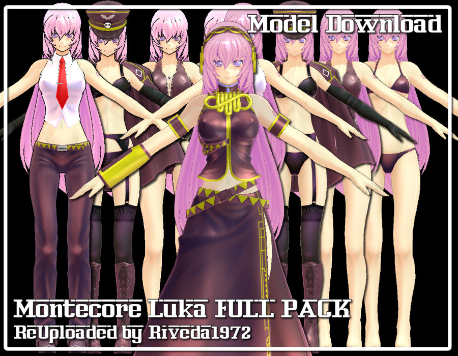 Mmd Montecore Luka Full Pack Reuploaded By Riveda1972 On Deviantart