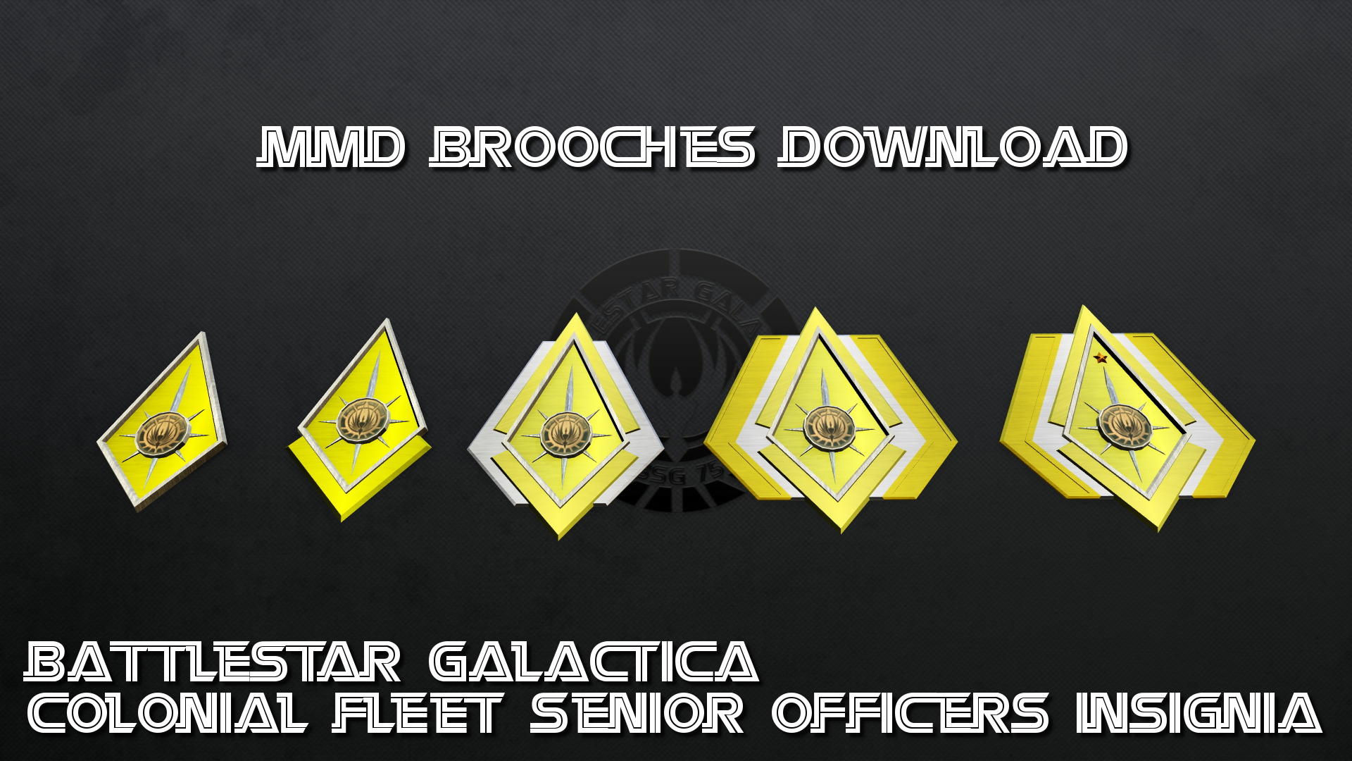 [MMD] BSG Colonial Fleet Ranks part 2 (DOWNLOAD)